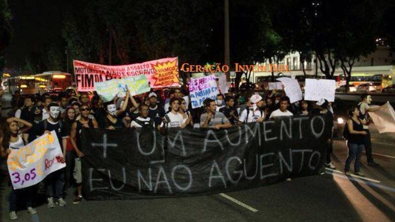 Sem qualidade não tem aumento! R$3,05 eu não pago! Sem qualidade não tem aumento! R$3,05 eu não pago!