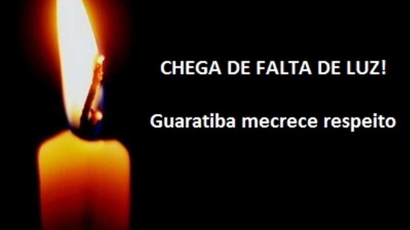 Investimento na rede elétrica de Guaratiba já! Investimento na rede elétrica de Guaratiba já!