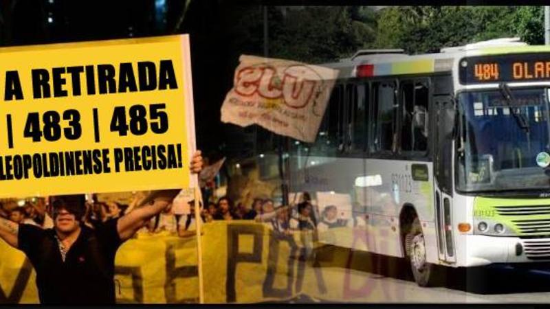 PELA RESISTÊNCIA DAS LINHAS DE ÔNIBUS 483, 484, E 485 PELA RESISTÊNCIA DAS LINHAS DE ÔNIBUS 483, 484, E 485