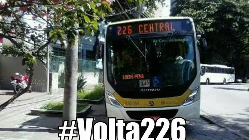 Queremos o 226 de volta Queremos o 226 de volta